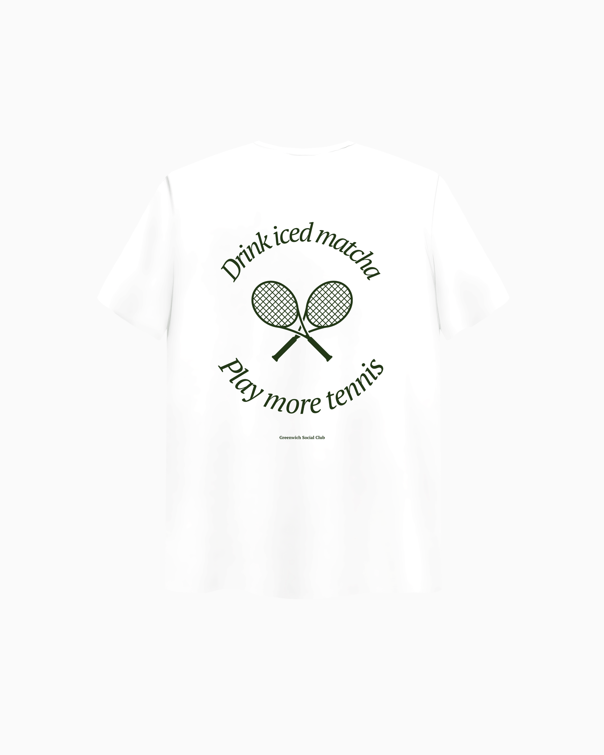 “Drink Iced Matcha, Play More Tennis” Shirt - Greenwich Social Club