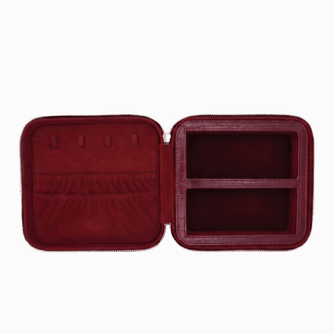 Everywhere Case - Bordeaux Croc PRE - ORDER - Greenwich Social Club