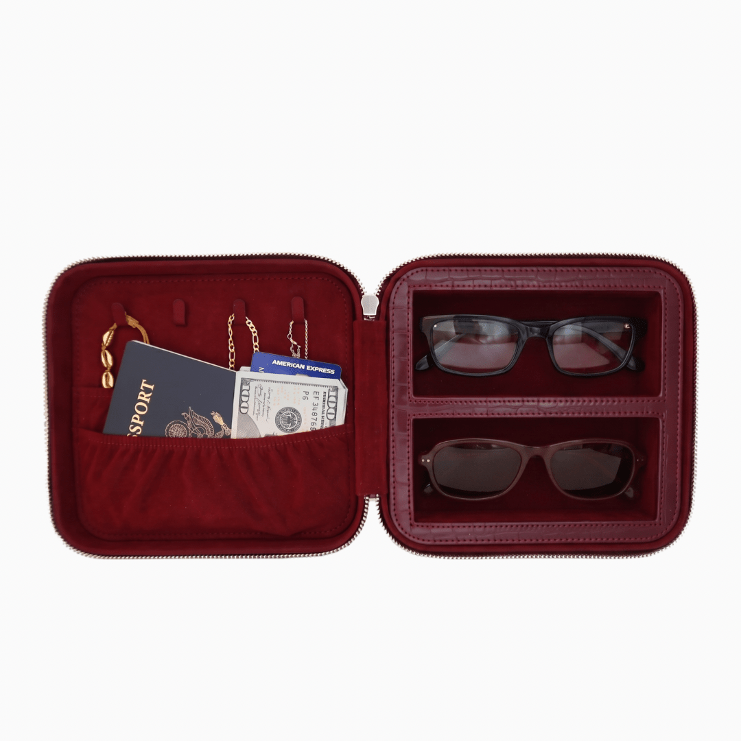Everywhere Case - Bordeaux Croc PRE - ORDER - Greenwich Social Club