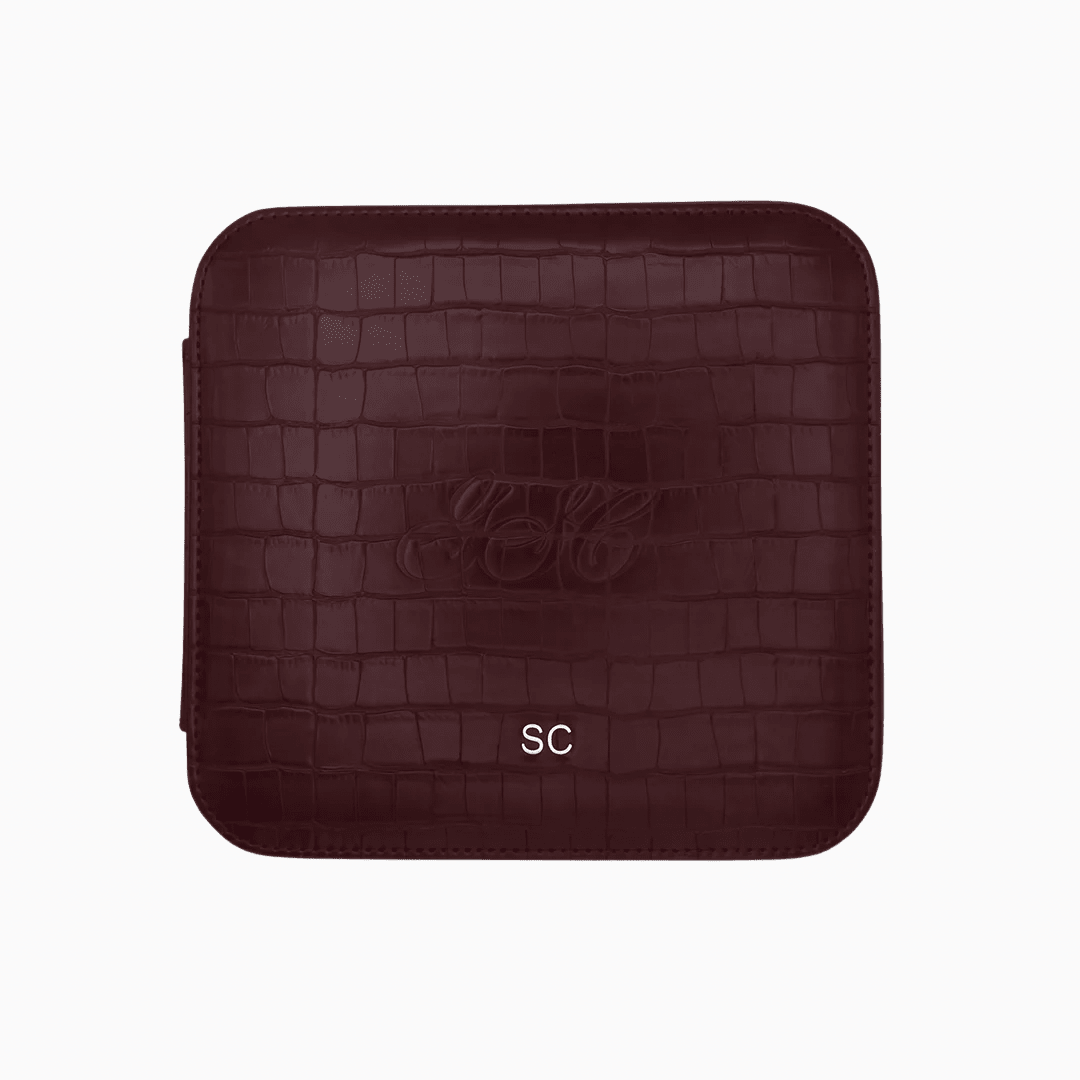 Everywhere Case - Bordeaux Croc PRE - ORDER - Greenwich Social Club