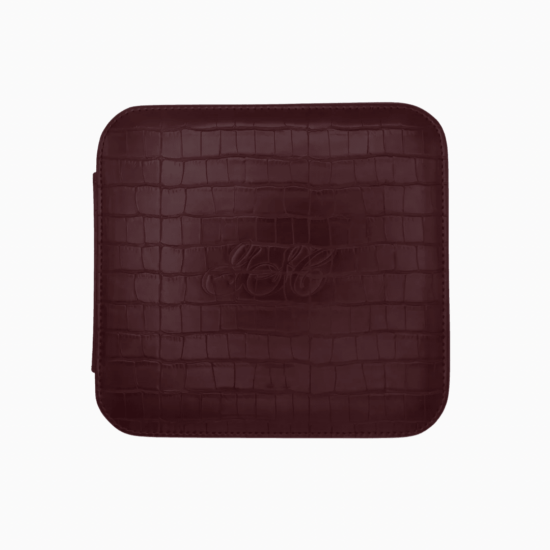 Everywhere Case - Bordeaux Croc PRE - ORDER - Greenwich Social Club