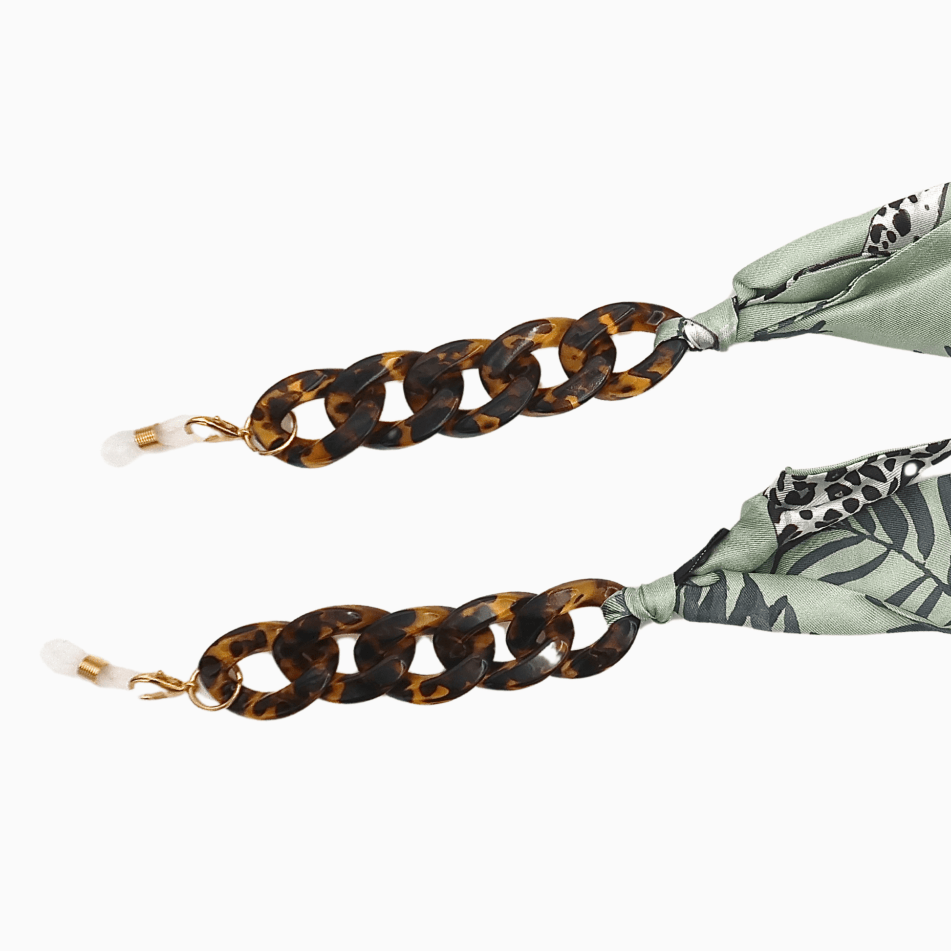 Leopard in Jungle Twill Silk Chain - Greenwich Social Club